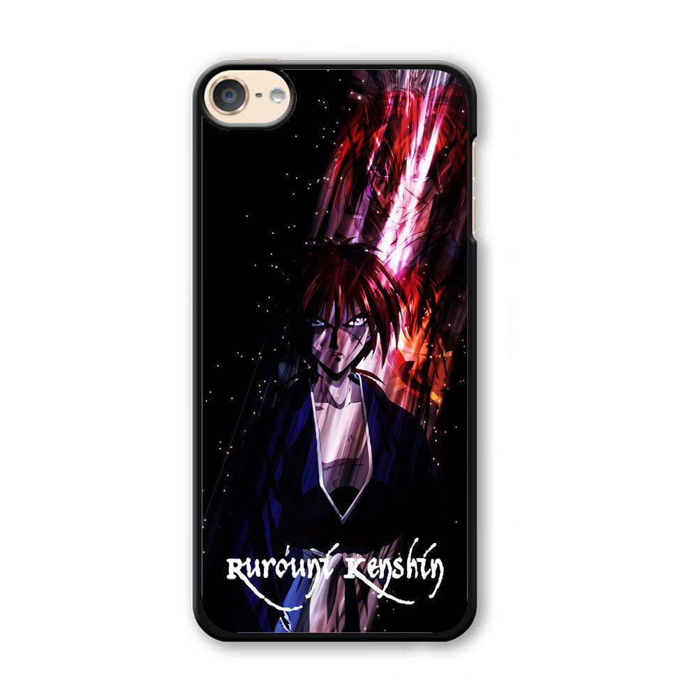 Samurai X Rurouni Kenshin iPod Touch 6 Case-Plastic / Black (2D Case)-Xtracase