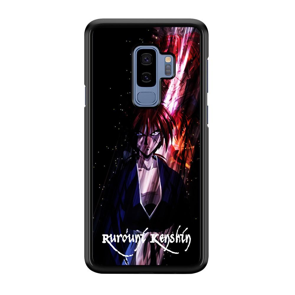 Samurai X Rurouni Kenshin Samsung Galaxy S9 Plus Case-Rubber / Black (2D Case)-Xtracase