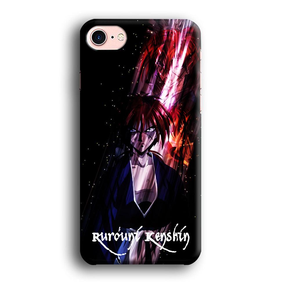 Samurai X Rurouni Kenshin iPhone 8 Case-Plastic / Full Wrap (3D Case)-Xtracase