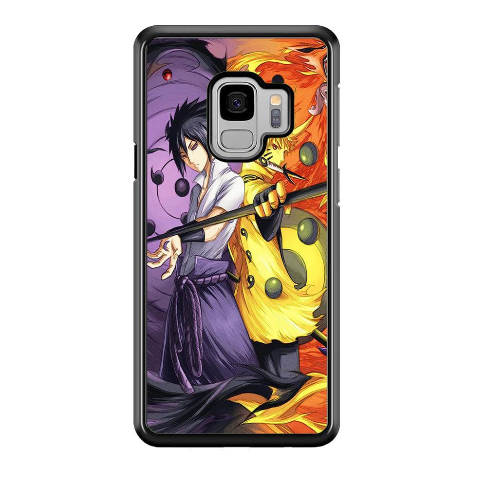 Sasuke Naruto Samsung Galaxy S9 Case-Plastic / Full Wrap (3D Case)-Xtracase