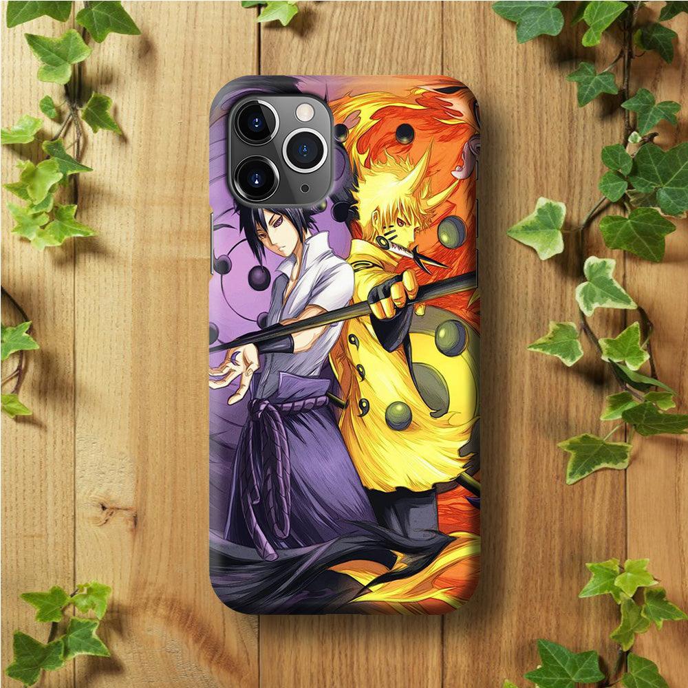 Sasuke Naruto iPhone 11 Pro Max Case-Plastic / Full Wrap (3D Case)-Xtracase