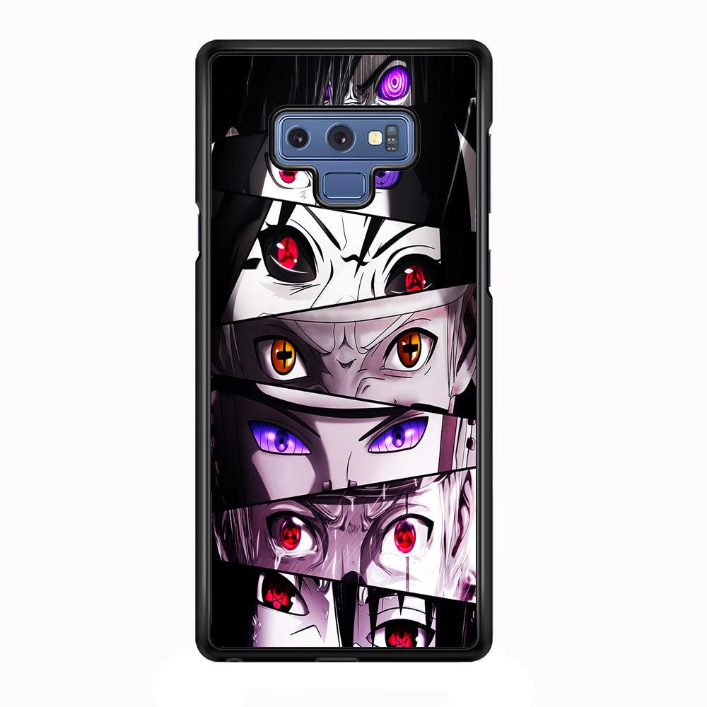 Sharingan Eyes Collection Samsung Galaxy Note 9 Case-Rubber / White (2D Case)-Xtracase