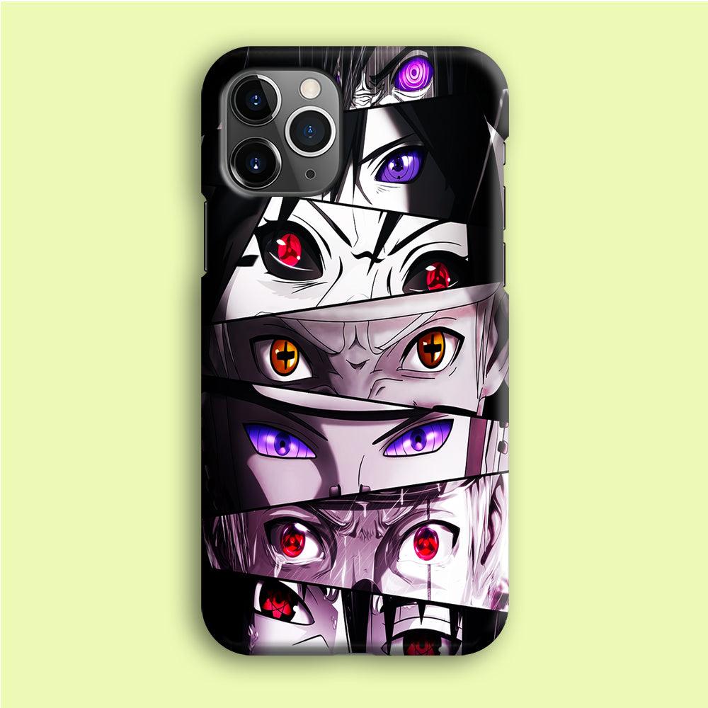 Sharingan Eyes Collection iPhone 12 Pro Case-Plastic / Full Wrap (3D Case)-Xtracase