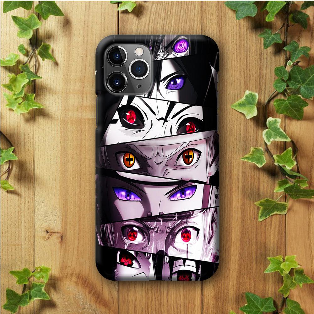 Sharingan Eyes Collection iPhone 11 Pro Max Case-Plastic / Full Wrap (3D Case)-Xtracase