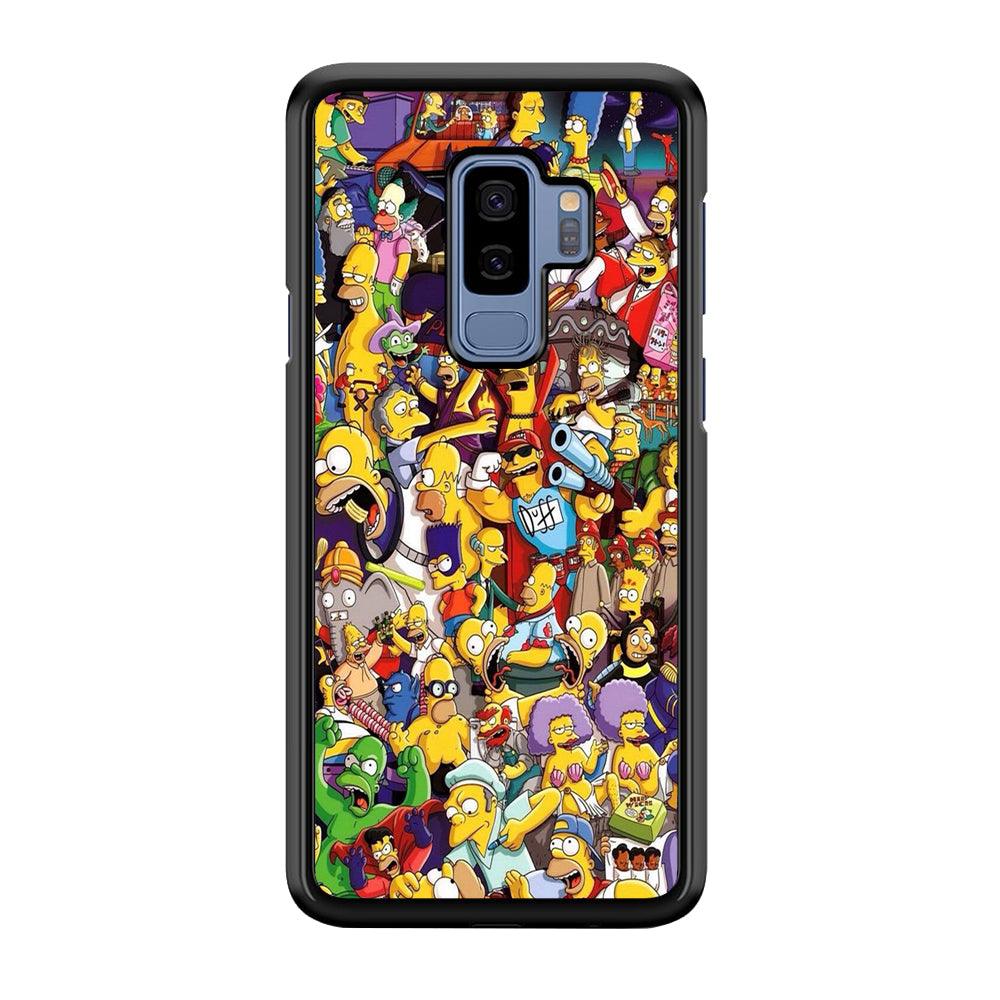 Simpson All Character Samsung Galaxy S9 Plus Case-Plastic / Full Wrap (3D Case)-Xtracase
