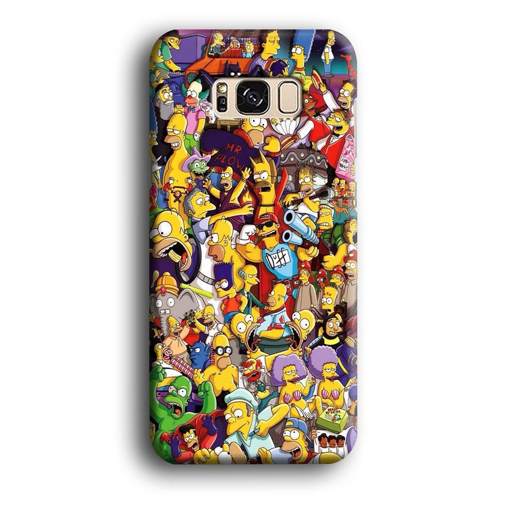 Simpson All Character Samsung Galaxy S8 Plus 3D Case-Xtracase
