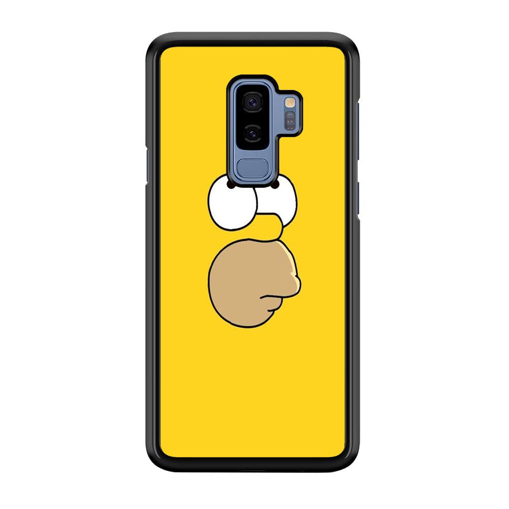 Simpson Homer Face Samsung Galaxy S9 Plus Case-Plastic / Full Wrap (3D Case)-Xtracase