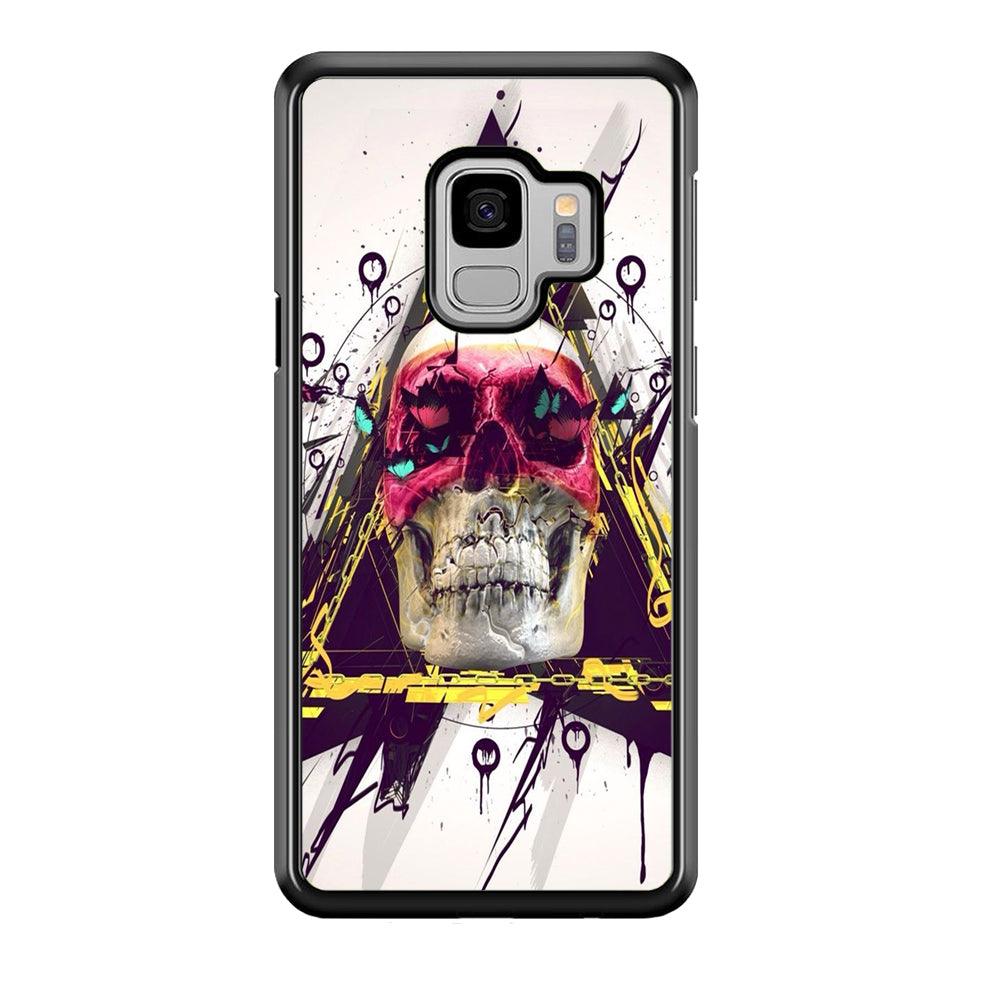 Skull Art 002 Samsung Galaxy S9 Case-Plastic / Full Wrap (3D Case)-Xtracase