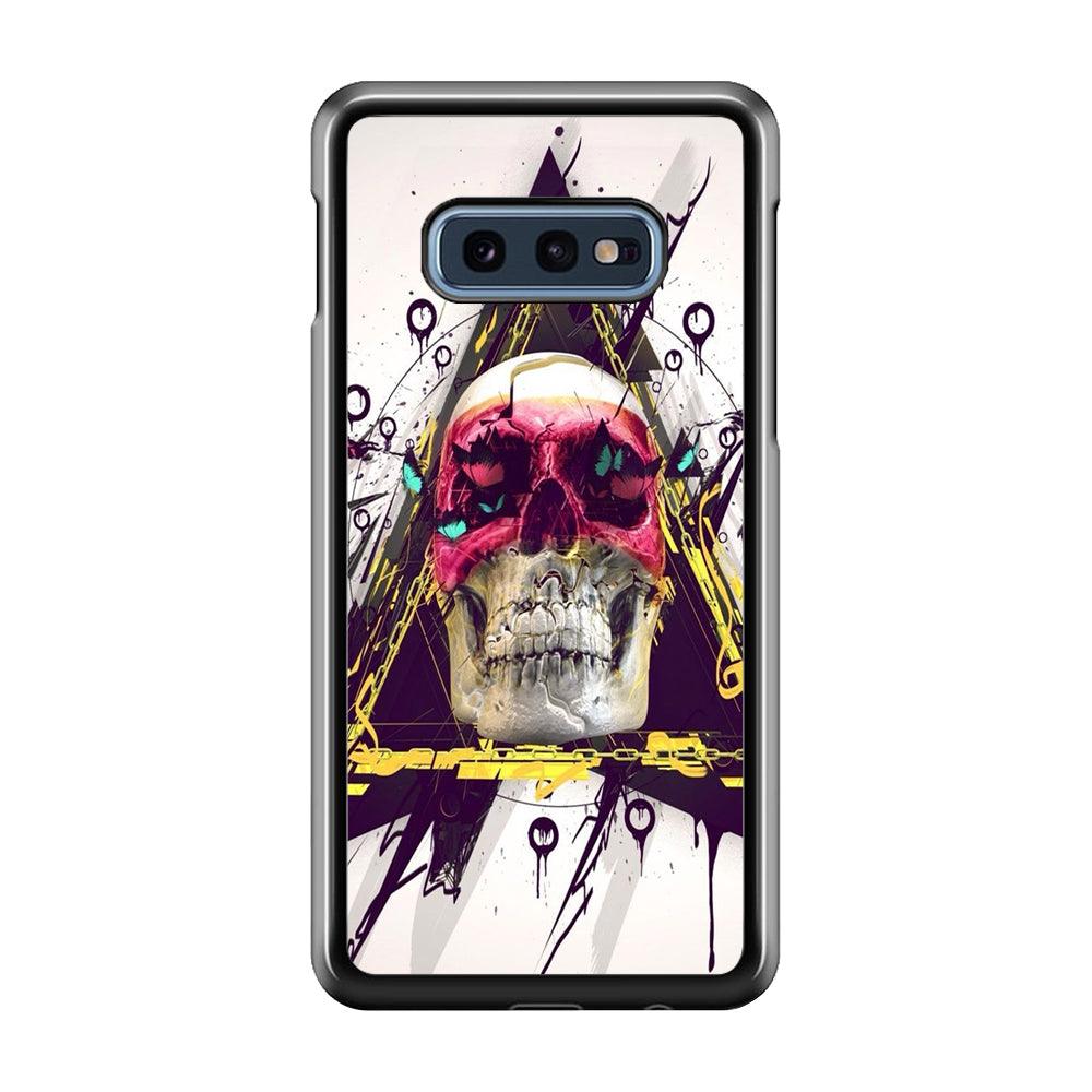 Skull Art 002 Samsung Galaxy S10E Case-Plastic / Full Wrap (3D Case)-Xtracase