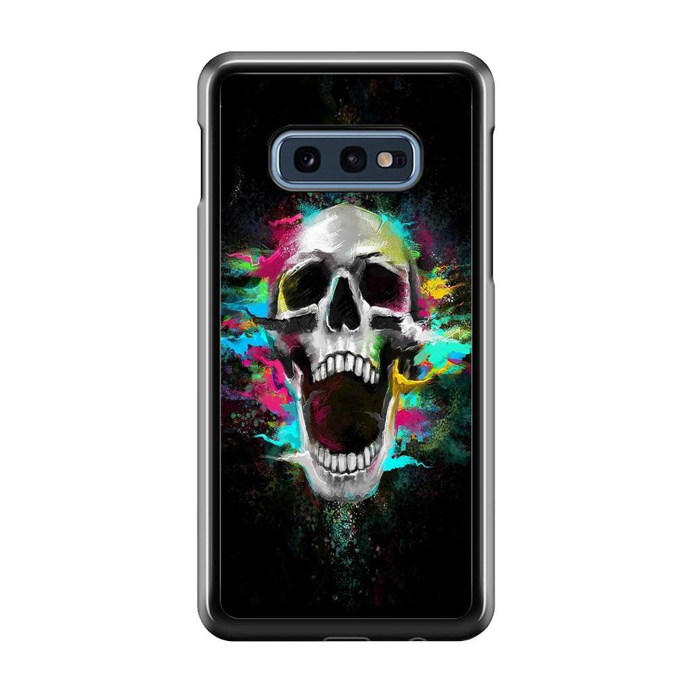 Skull Art 003 Samsung Galaxy S10E Case-Plastic / Full Wrap (3D Case)-Xtracase