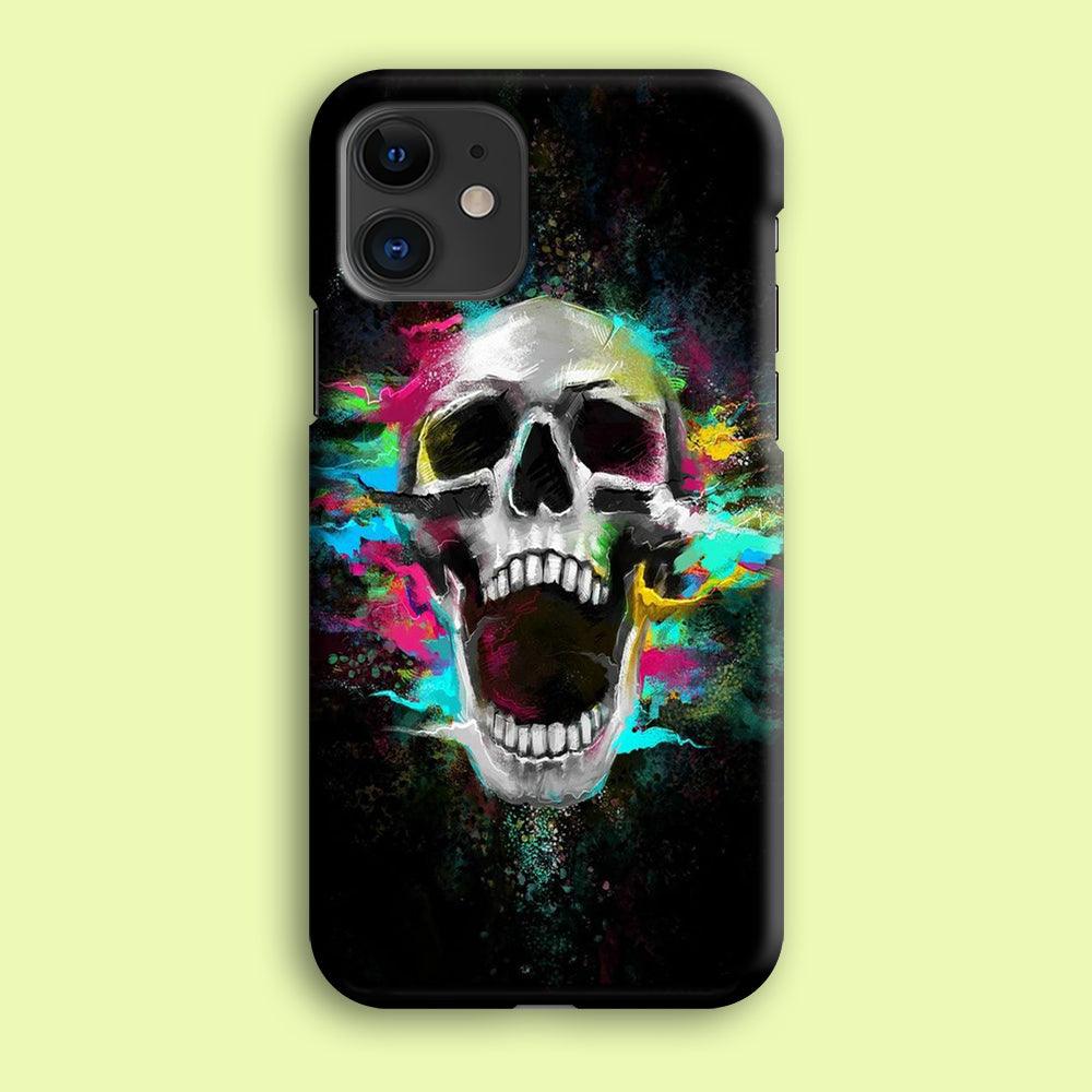 Skull Art 003 iPhone 12 Case-Plastic / Full Wrap (3D Case)-Xtracase