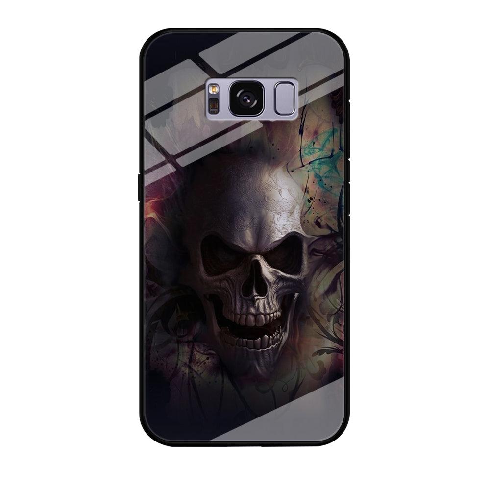 Skull Art 004 Samsung Galaxy S8 Plus Case-Tempered Glass Case-Xtracase