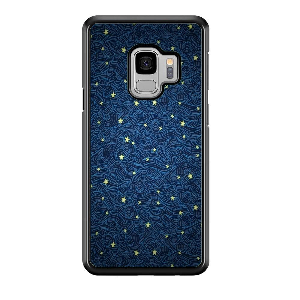 Sky painting art 001 Samsung Galaxy S9 Case-Plastic / Full Wrap (3D Case)-Xtracase