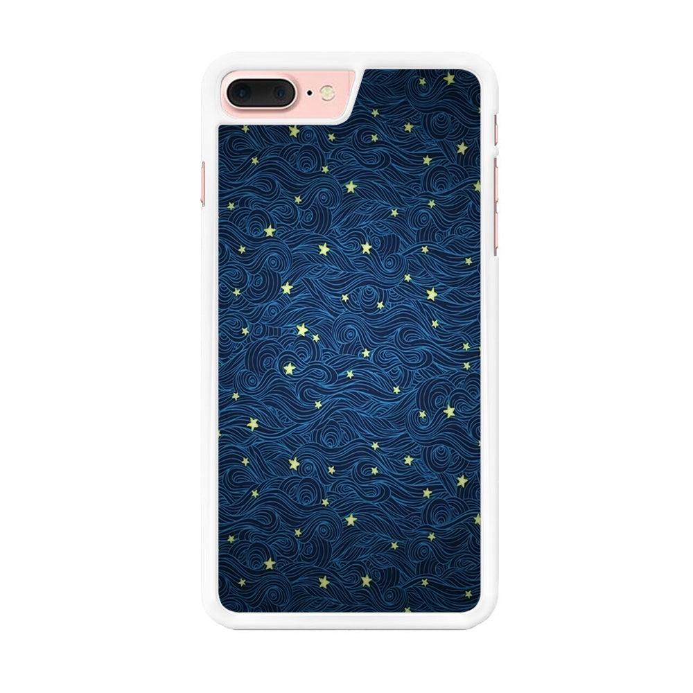 Sky painting art 001 iPhone 7 Plus Case-Rubber / White (2D Case)-Xtracase