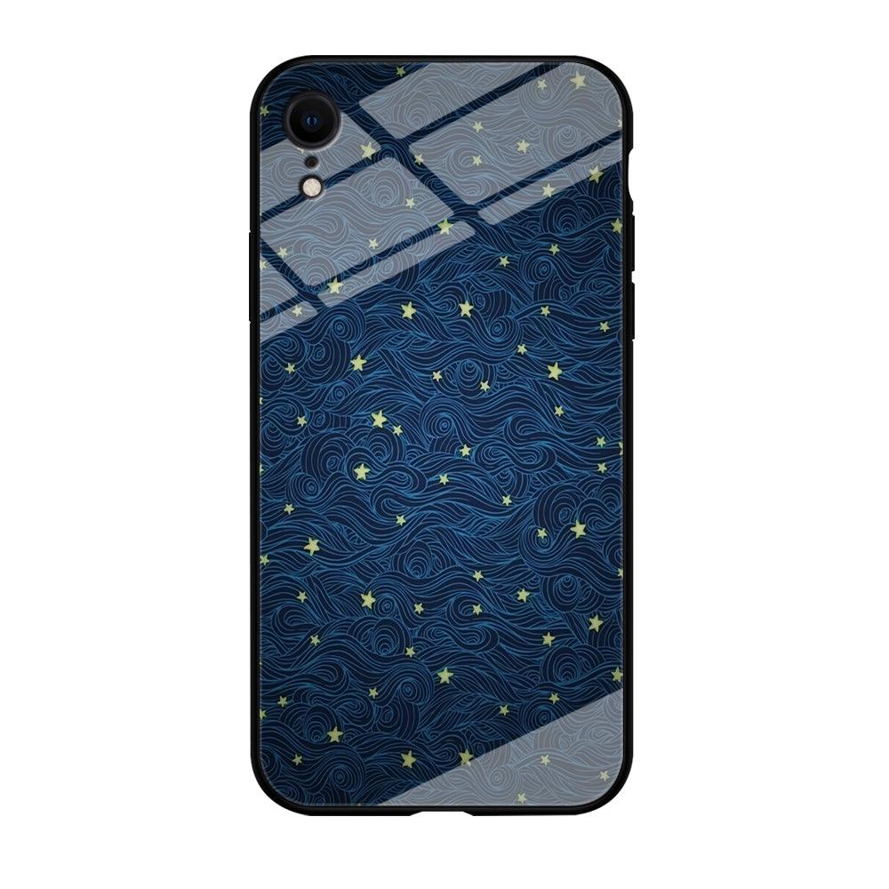 Sky painting art 001 iPhone XR Case-Tempered Glass Case-Xtracase