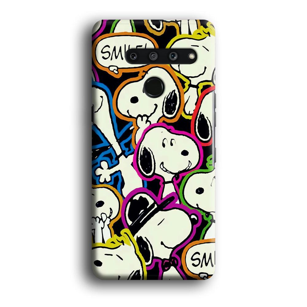 Snoopy Doodle LG V50 3D Case-Xtracase