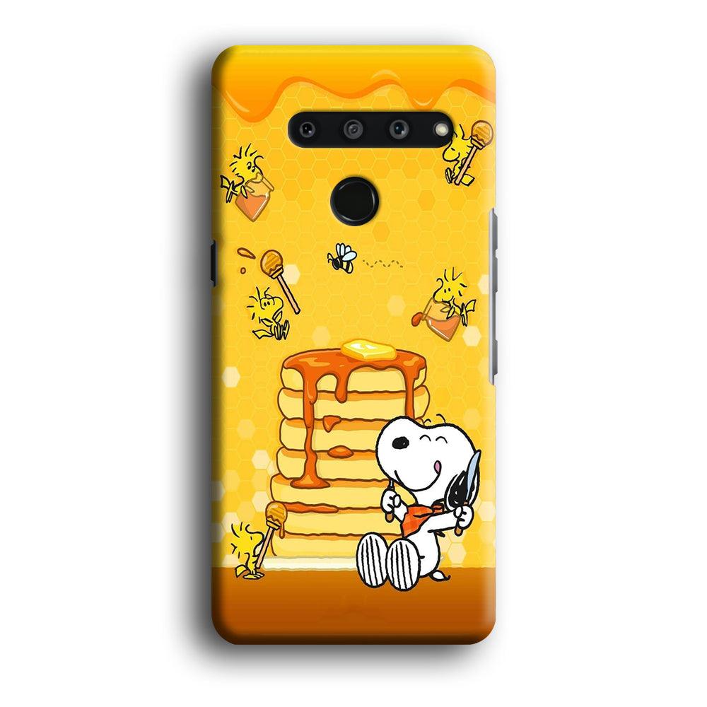 Snoopy Eats Honey LG V50 3D Case-Xtracase