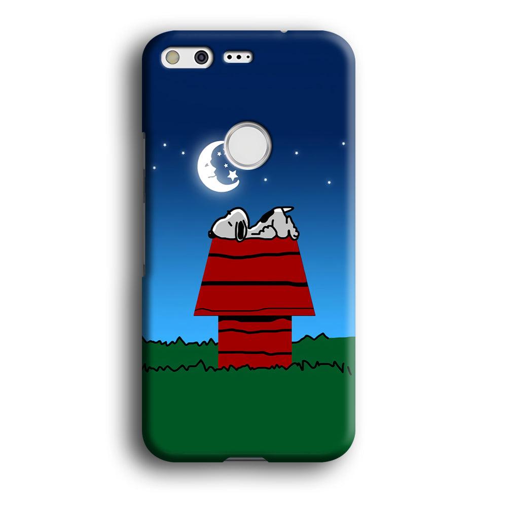 Snoopy Sleeps at Night Google Pixel XL 3D Case-Xtracase
