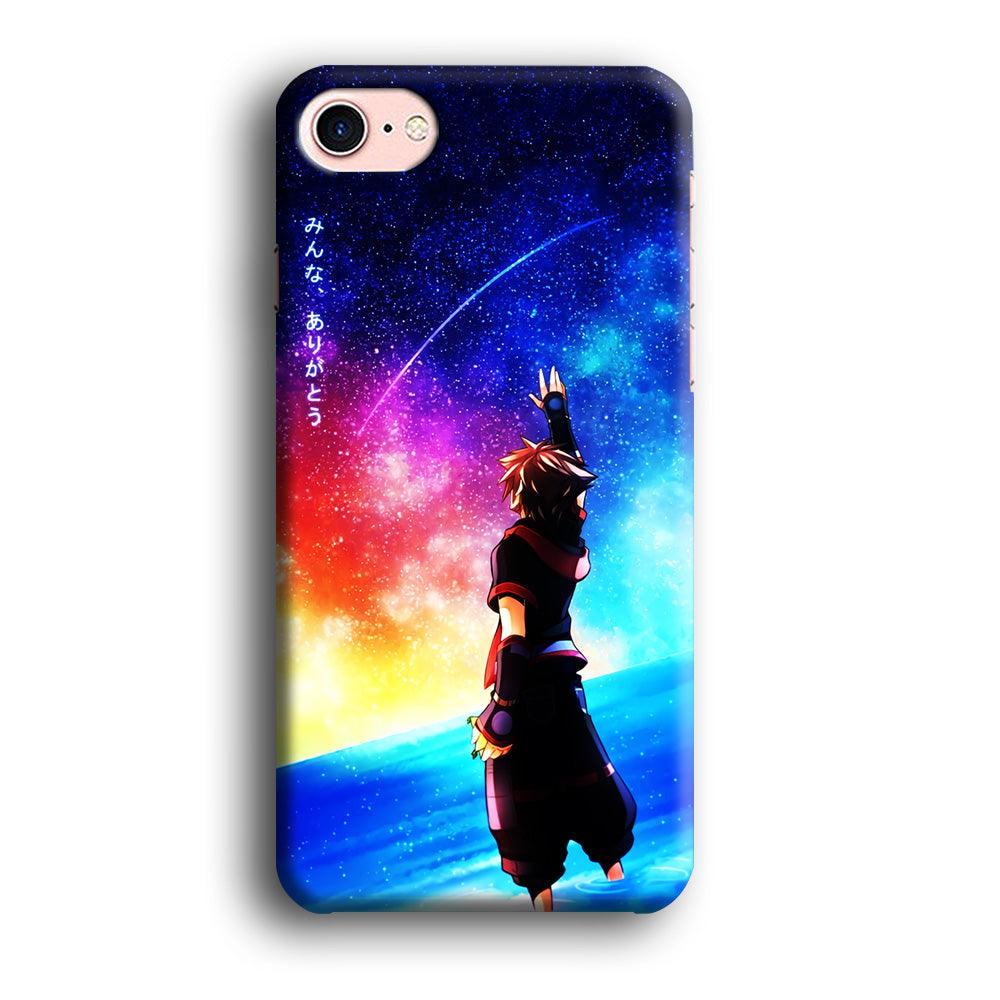 Sora Kingdom Hearts iPhone 7 Case-Plastic / Full Wrap (3D Case)-Xtracase