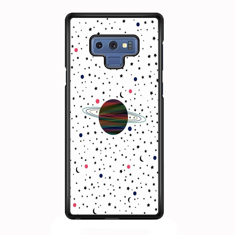 Space Pattern 001 Samsung Galaxy Note 9 Case-Plastic / Full Wrap (3D Case)-Xtracase