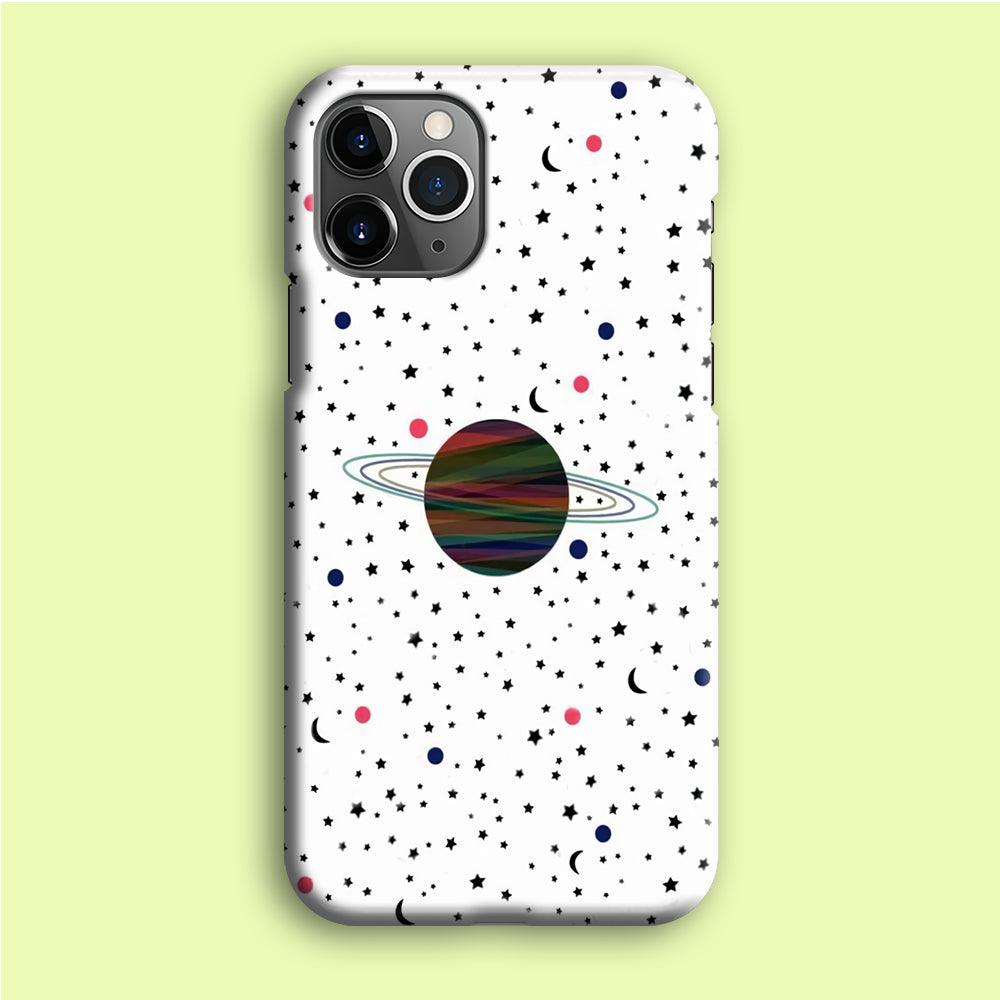 Space Pattern 001 iPhone 12 Pro Case-Plastic / Full Wrap (3D Case)-Xtracase