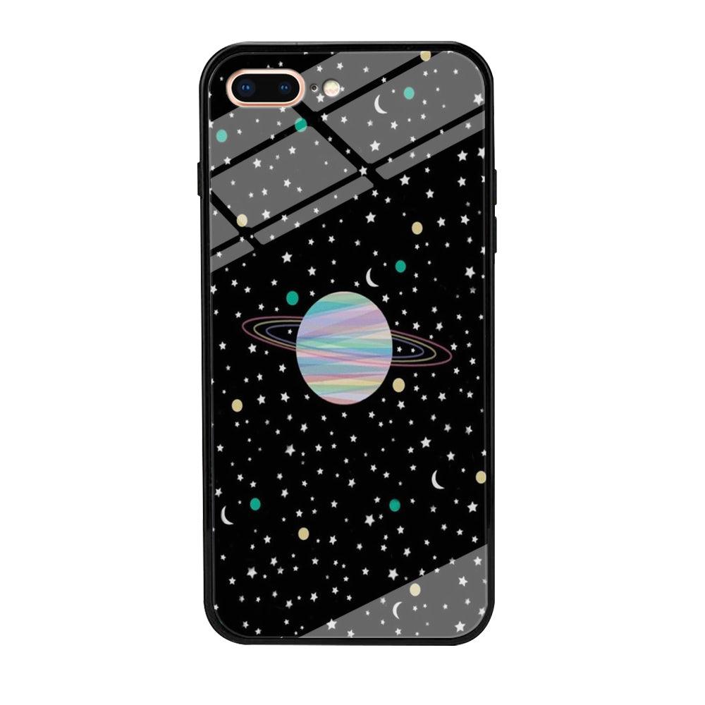 Space Pattern 002 iPhone 7 Plus Case-Tempered Glass Case-Xtracase