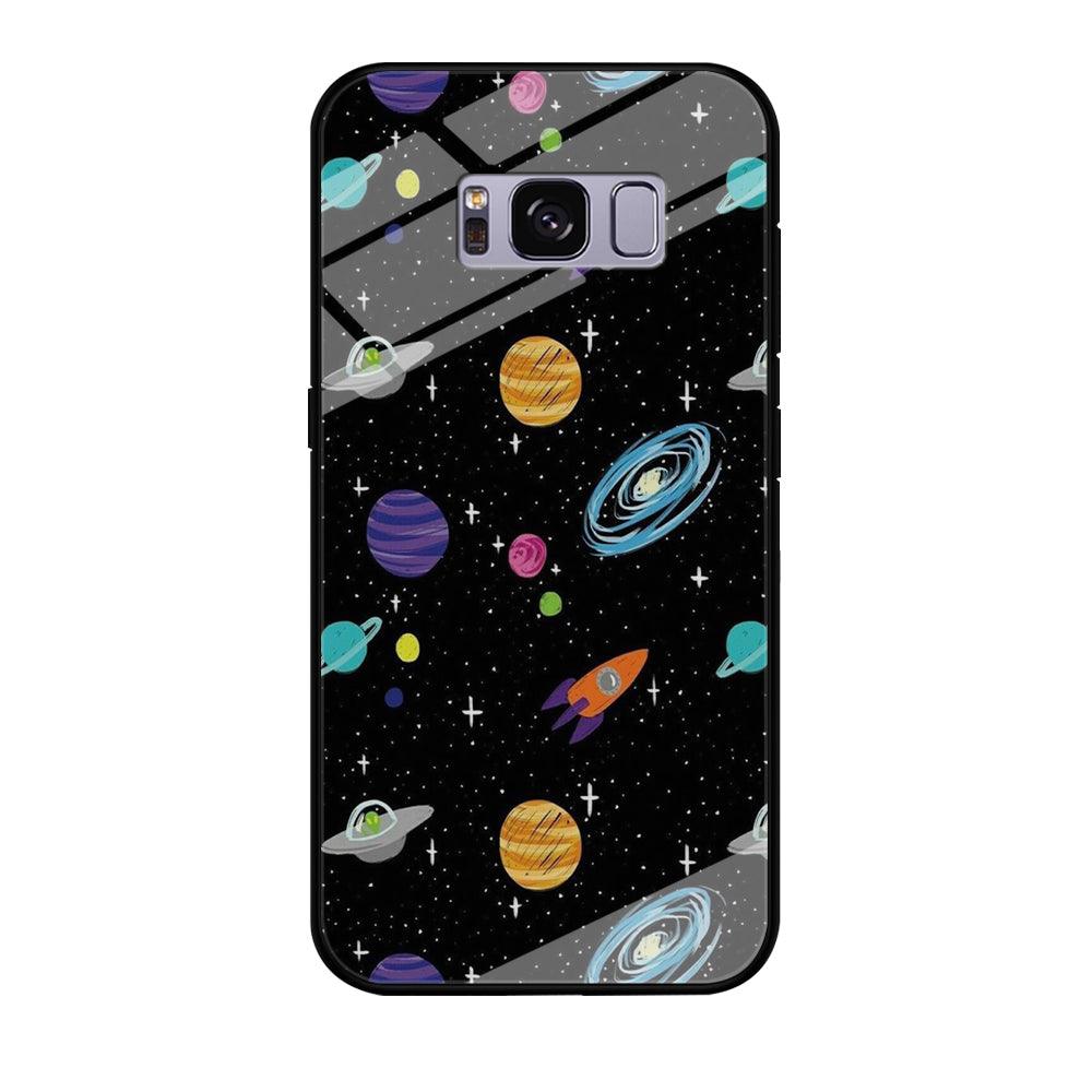 Space Pattern 003 Samsung Galaxy S8 Plus Case-Tempered Glass Case-Xtracase