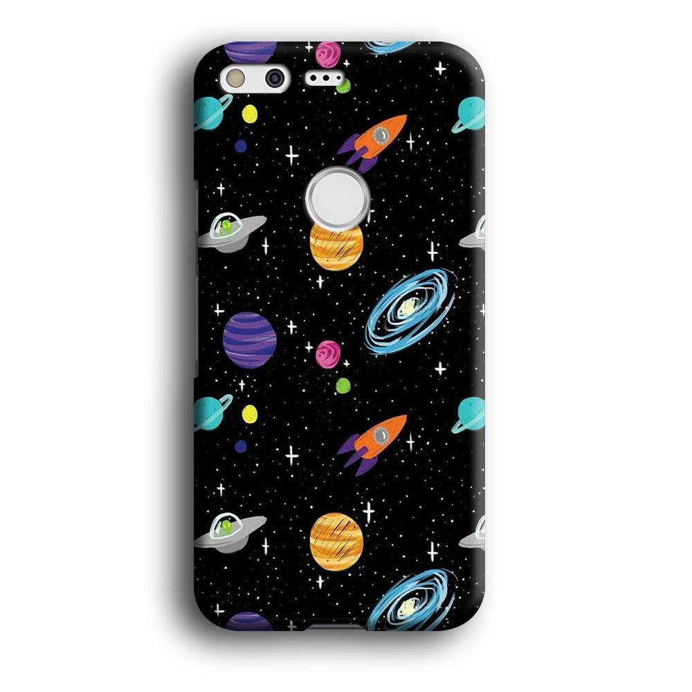 Space Pattern 003 Google Pixel XL 3D Case-Xtracase