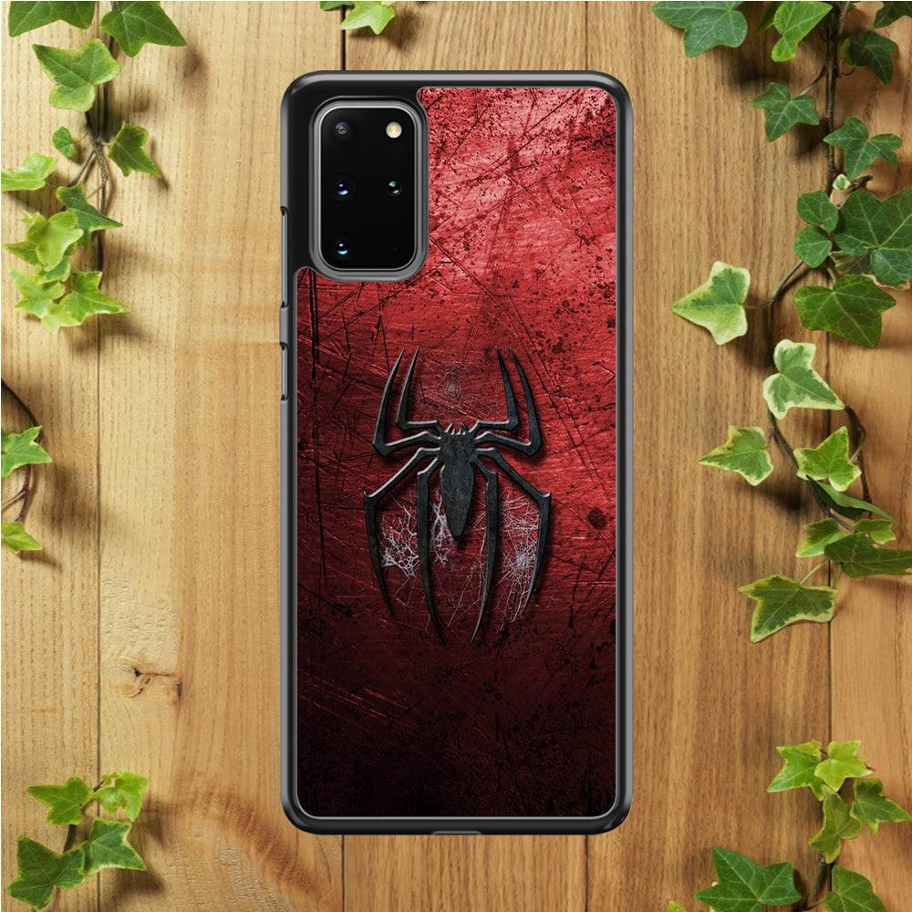 Spiderman 002 Samsung Galaxy S20 Plus Case-Rubber / White (2D Case)-Xtracase
