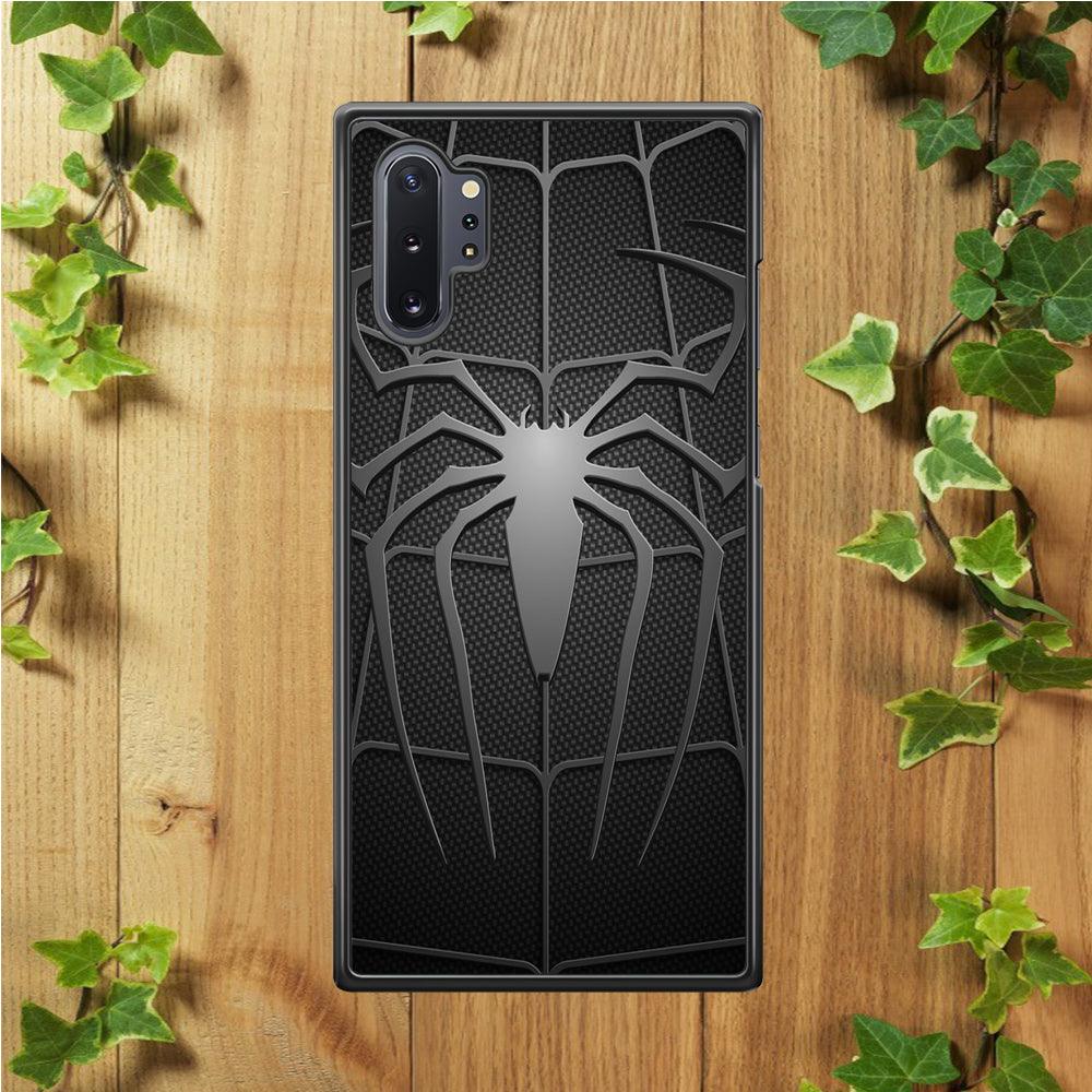 Spiderman 003 Samsung Galaxy Note 10 Plus Case-Rubber / Black (2D Case)-Xtracase