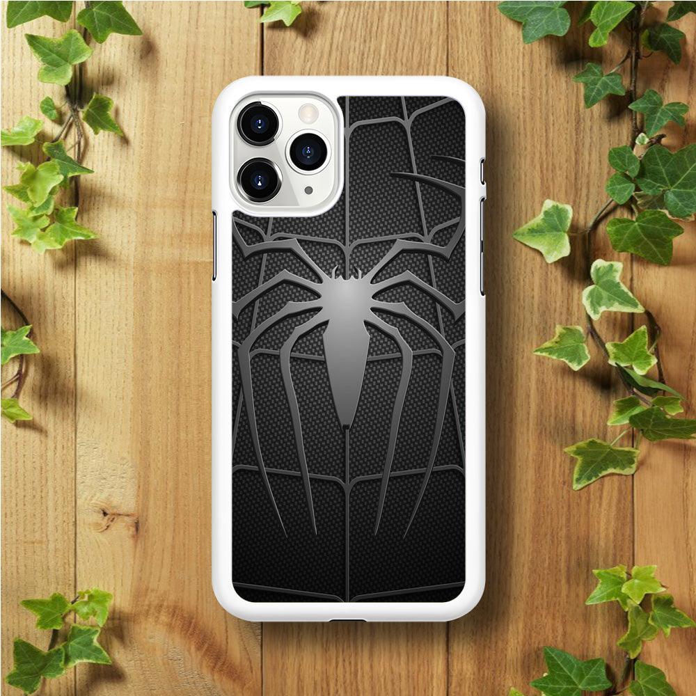 Spiderman 003 iPhone 11 Pro Max Case-Rubber / White (2D Case)-Xtracase