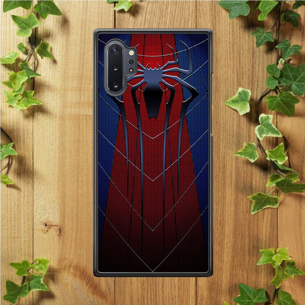 Spiderman 004 Samsung Galaxy Note 10 Plus Case-Rubber / Black (2D Case)-Xtracase