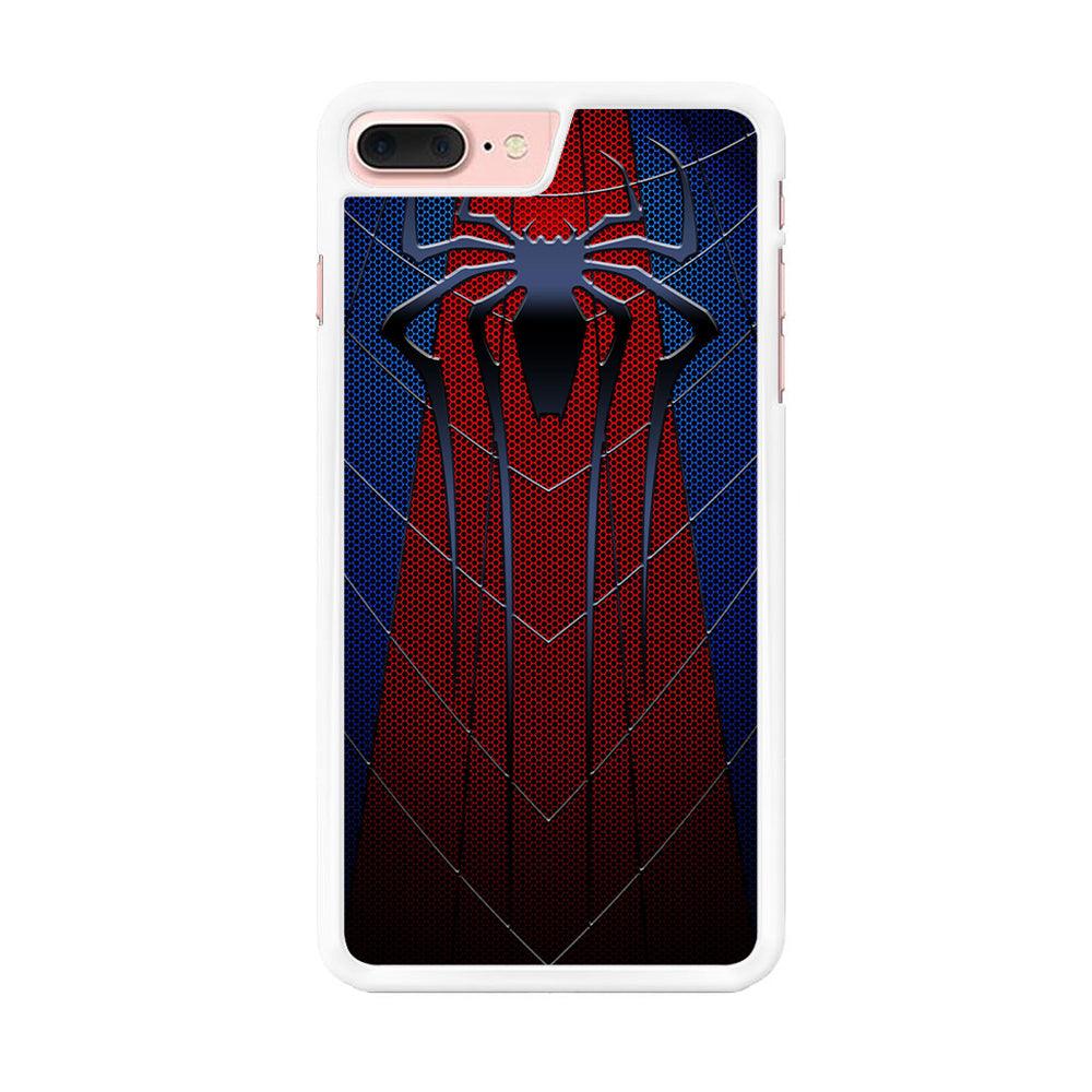 Spiderman 004 iPhone 8 Plus Case-Rubber / White (2D Case)-Xtracase