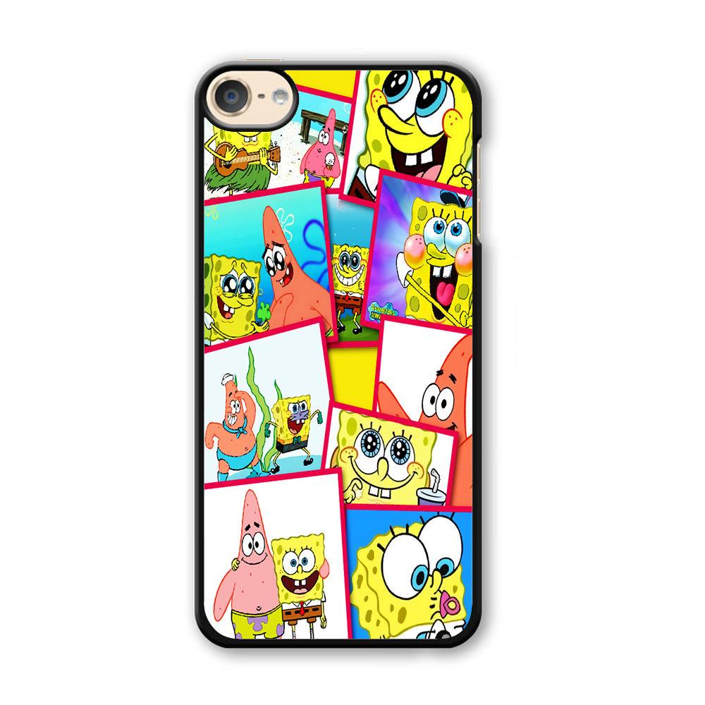 Spongebob Patrick Friendship iPod Touch 6 Case-Plastic / Black (2D Case)-Xtracase