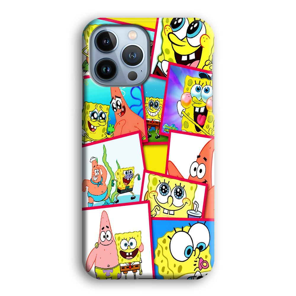 Spongebob Patrick Friendship iPhone 13 Pro Max Case-Plastic / Full Wrap (3D Case)-Xtracase