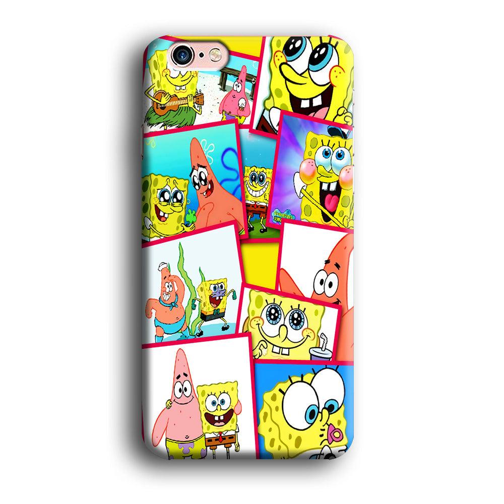 Spongebob Patrick Friendship iPhone 6 | 6s Case-Plastic / Full Wrap (3D Case)-Xtracase
