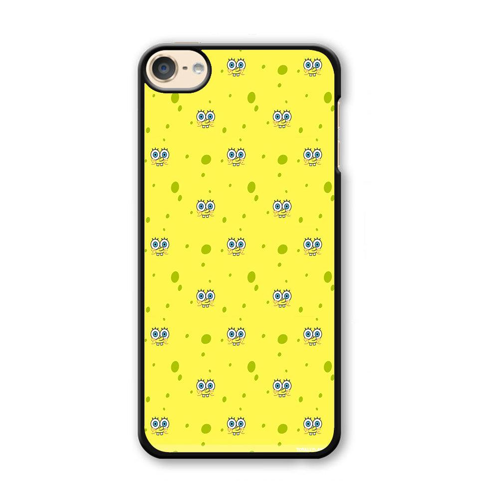 Spongebob's Face Pattern iPod Touch 6 Case-Plastic / Full Wrap (3D Case)-Xtracase