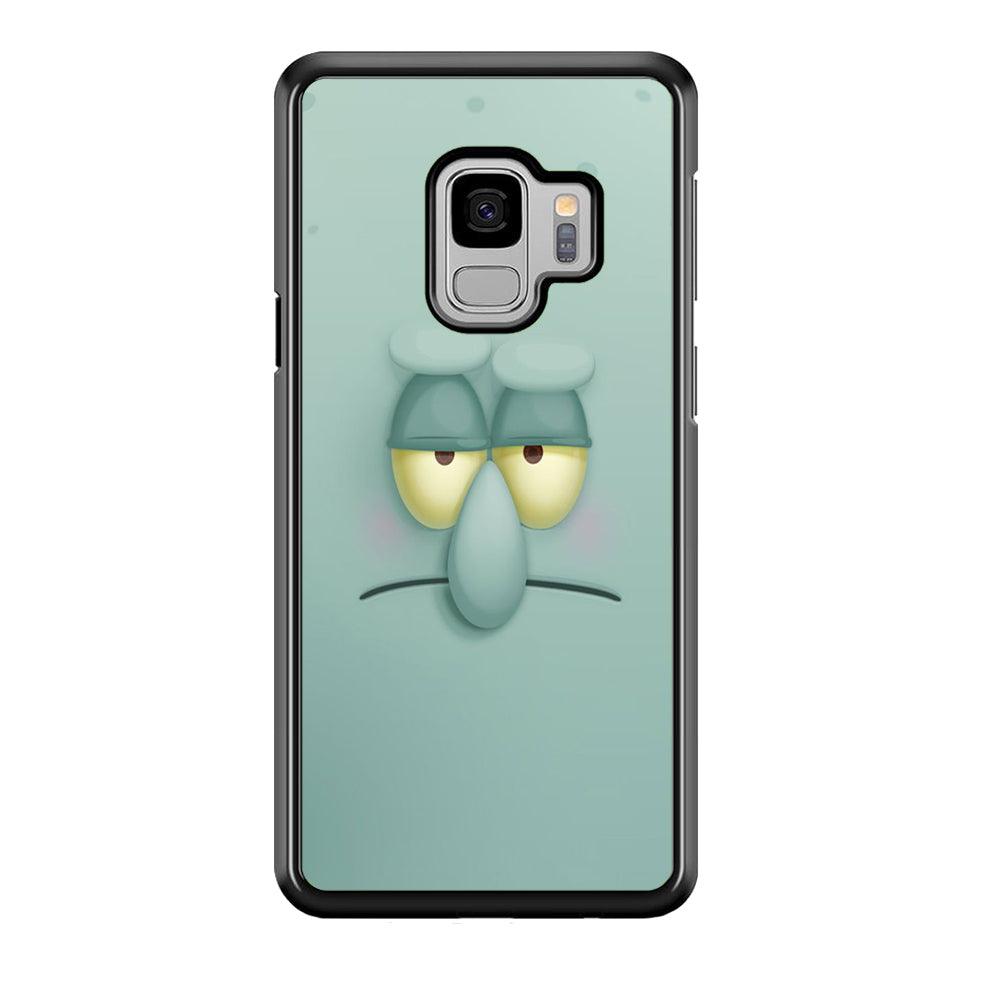 Squidward Tentacles Face Samsung Galaxy S9 Case-Plastic / Full Wrap (3D Case)-Xtracase