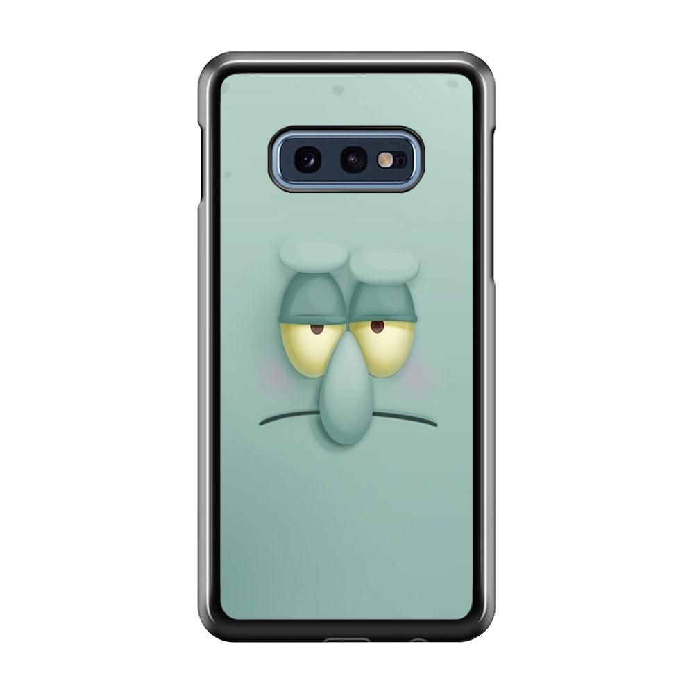 Squidward Tentacles Face Samsung Galaxy S10E Case-Plastic / Full Wrap (3D Case)-Xtracase