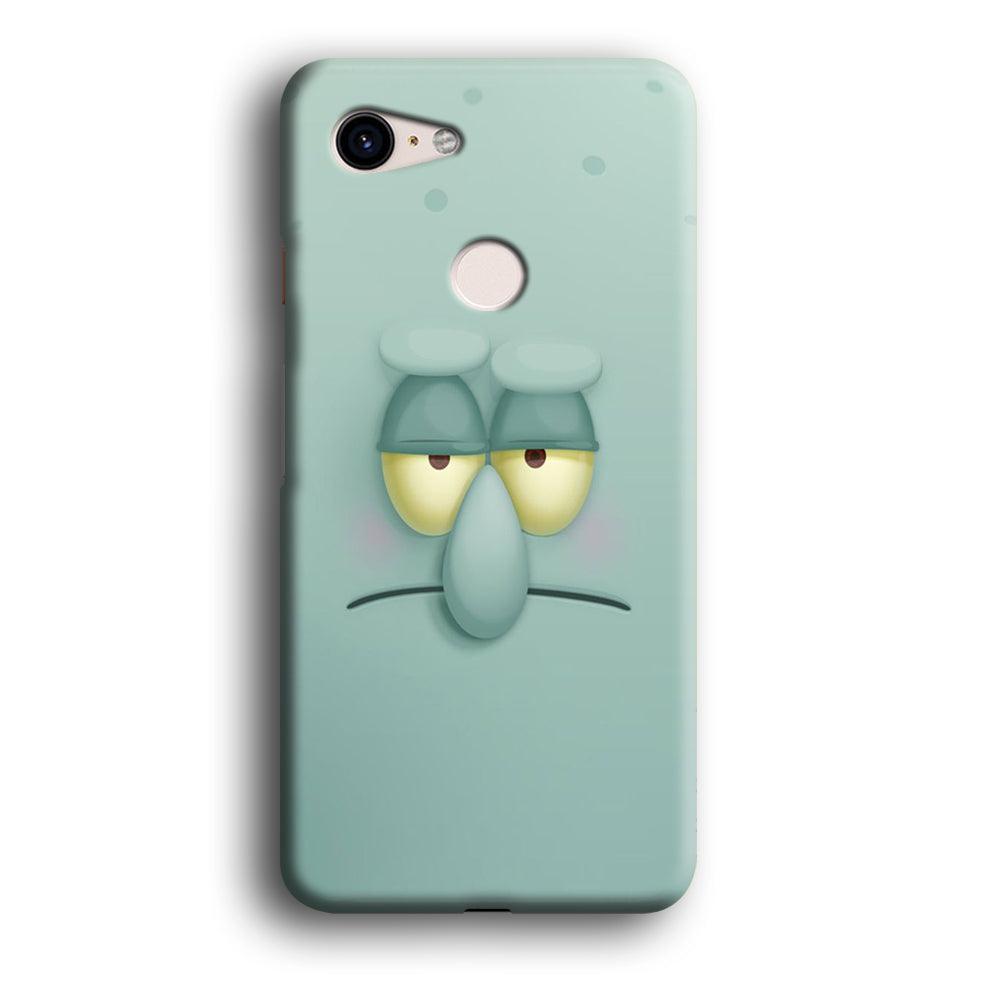 Squidward Tentacles Face Google Pixel 3 3D Case-Xtracase