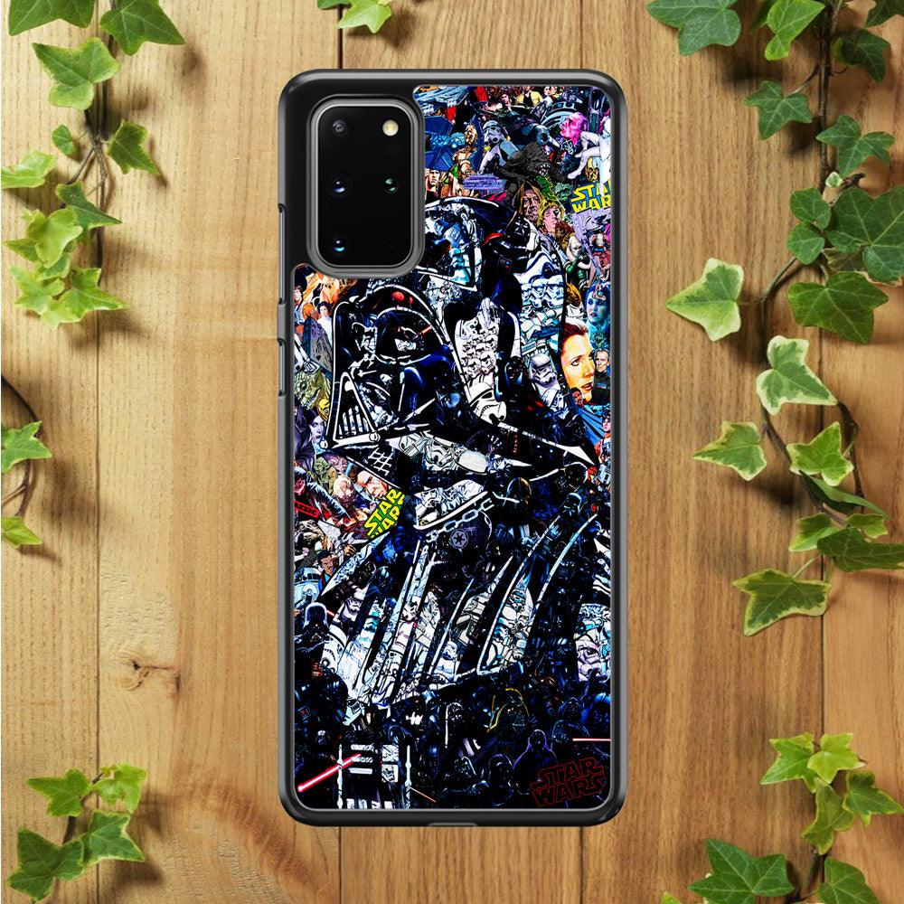 Star Wars Darth Vader Abstract Samsung Galaxy S20 Plus Case-Plastic / Full Wrap (3D Case)-Xtracase