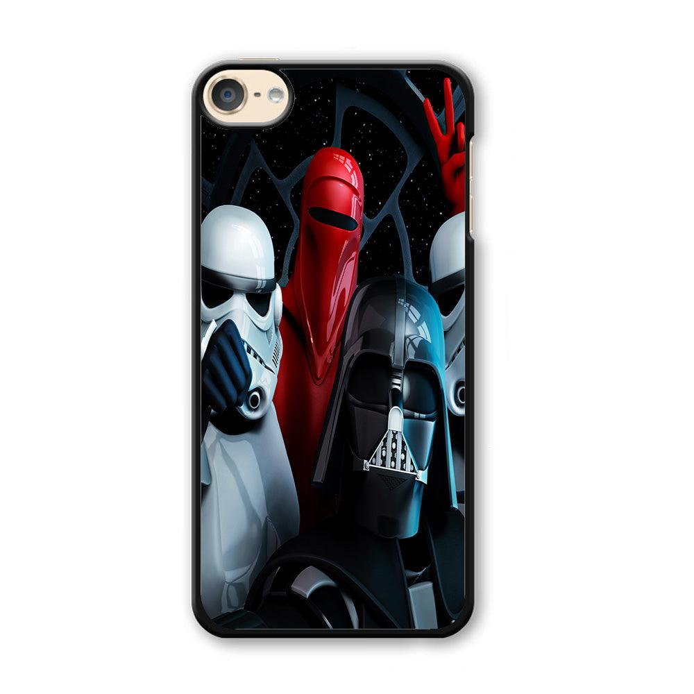 Star Wars Darth Vader Selfie iPod Touch 6 Case-Plastic / Black (2D Case)-Xtracase