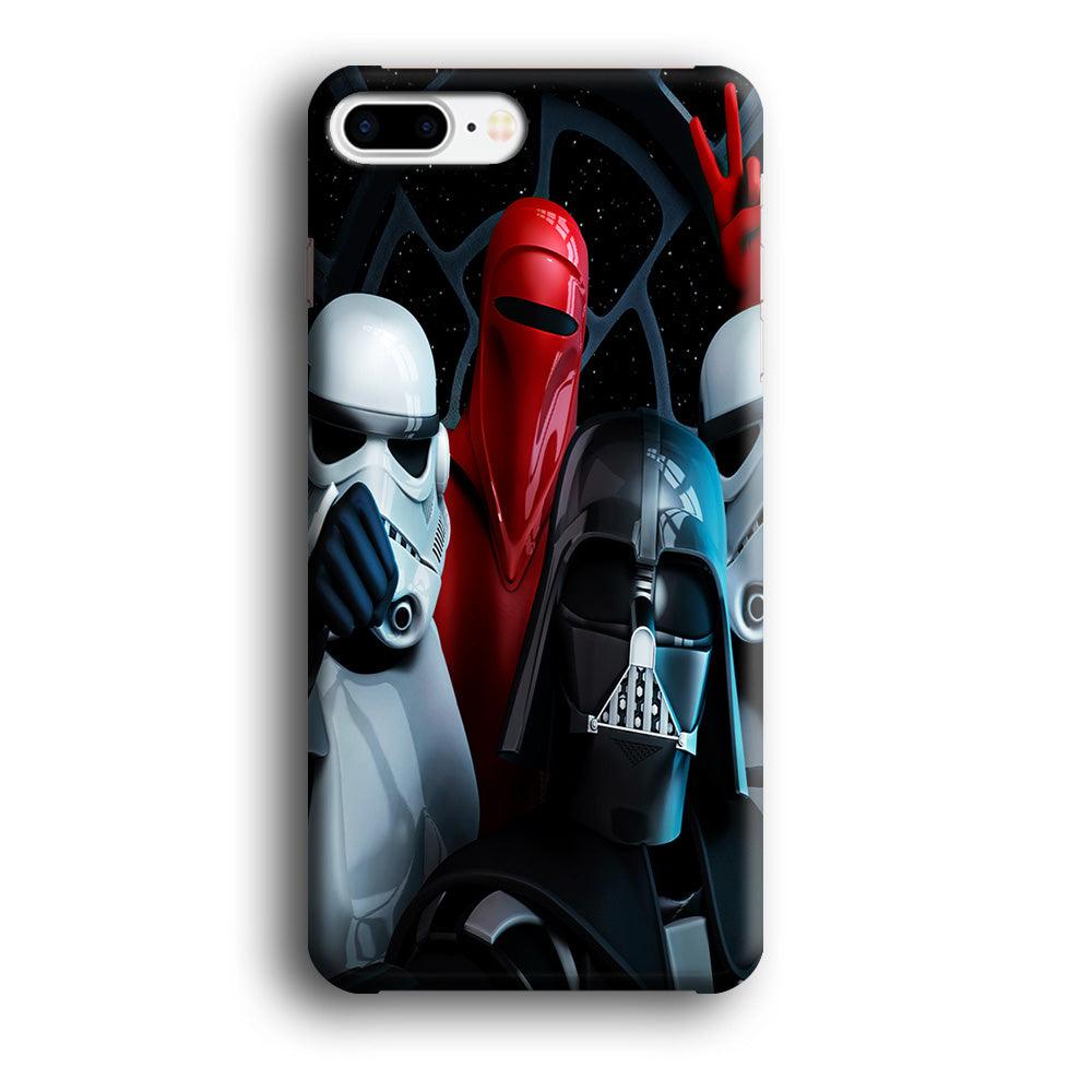 Star Wars Darth Vader Selfie iPhone 8 Plus Case-Plastic / Full Wrap (3D Case)-Xtracase
