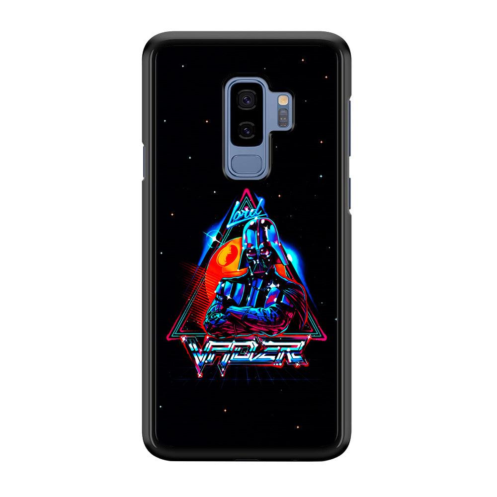 Star Wars Lord Vader Samsung Galaxy S9 Plus Case-Rubber / Black (2D Case)-Xtracase
