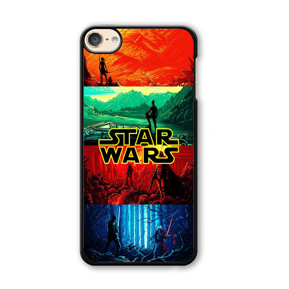 Star Wars Poster Art iPod Touch 6 Case-Plastic / White (2D Case)-Xtracase