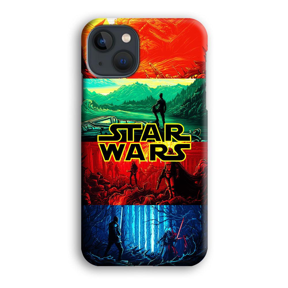 Star Wars Poster Art iPhone 13 Pro Case-Plastic / Full Wrap (3D Case)-Xtracase