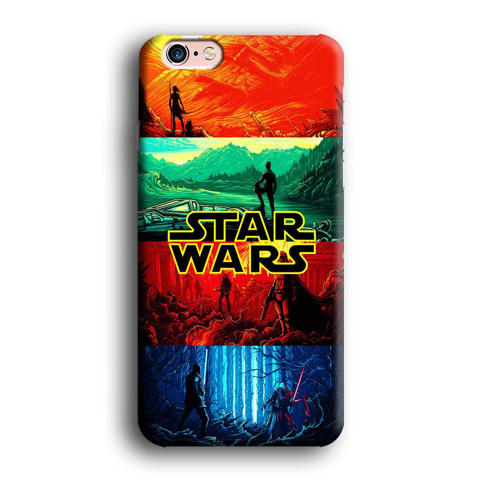 Star Wars Poster Art iPhone 6 Plus | 6s Plus Case-Plastic / Full Wrap (3D Case)-Xtracase
