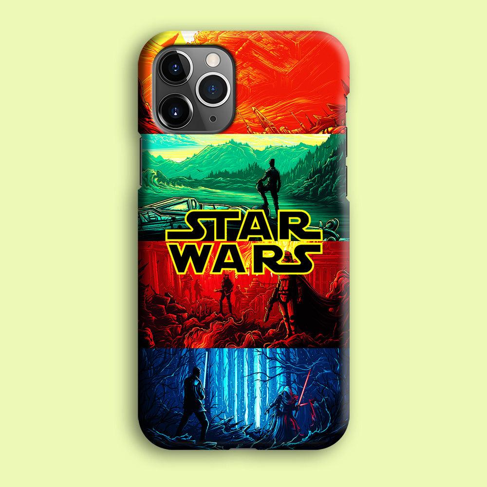 Star Wars Poster Art iPhone 12 Pro Case-Plastic / Full Wrap (3D Case)-Xtracase