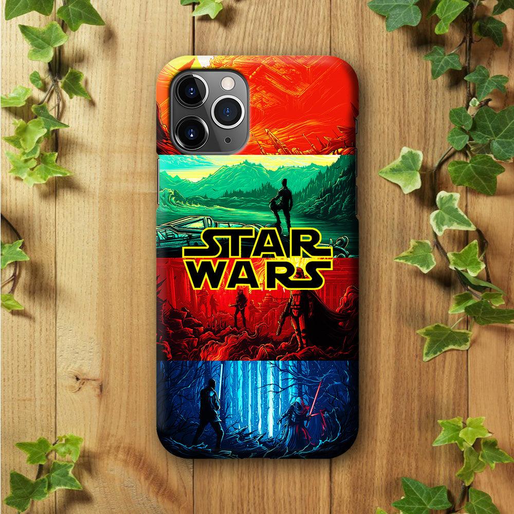 Star Wars Poster Art iPhone 11 Pro Max Case-Plastic / Full Wrap (3D Case)-Xtracase