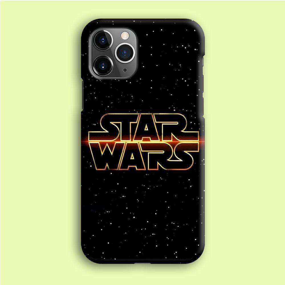 Star Wars Space Sparkly iPhone 12 Pro Case-Plastic / Full Wrap (3D Case)-Xtracase